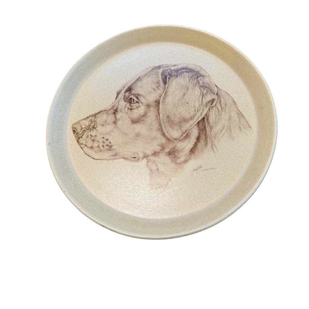 Crescendo Memento Labrador Retriever Dog, Dish / Plate Made In England